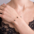 Laden Sie das Bild in den Galerie-Viewer, Armband 'Smaragd' gold / rosé