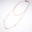 Laden Sie das Bild in den Galerie-Viewer, Kette 'white love' rosé / gold / silber