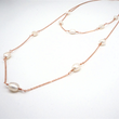 Laden Sie das Bild in den Galerie-Viewer, Kette 'white love' rosé / gold / silber