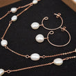 Laden Sie das Bild in den Galerie-Viewer, Ohrringe 'white love' rosé / gold / silber