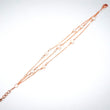 Laden Sie das Bild in den Galerie-Viewer, Armband 'white love' rosé / gold