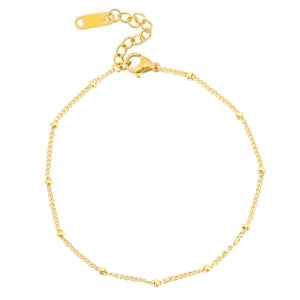 Fußkettchen elegant gold / silber