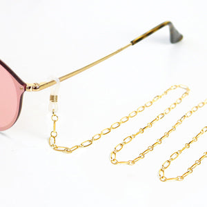 Sonnenbrillenkette linked gold