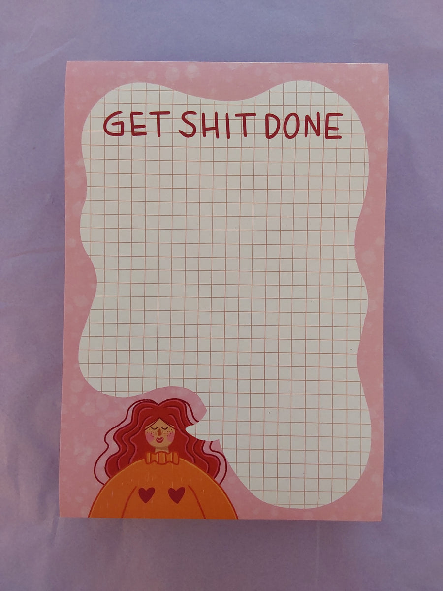 Notizblock Get shit done