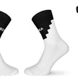 Laden Sie das Bild in den Galerie-Viewer, Boka Socken Stufe schwarz weiß
