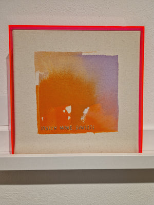 Mini Abstract Acryl Bild Neon Rahmen