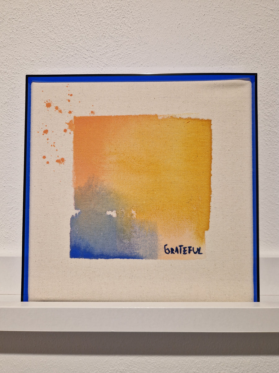 Mini Abstract Acryl Bild Neon Rahmen