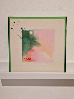 Mini Abstract Acryl Bild Neon Rahmen