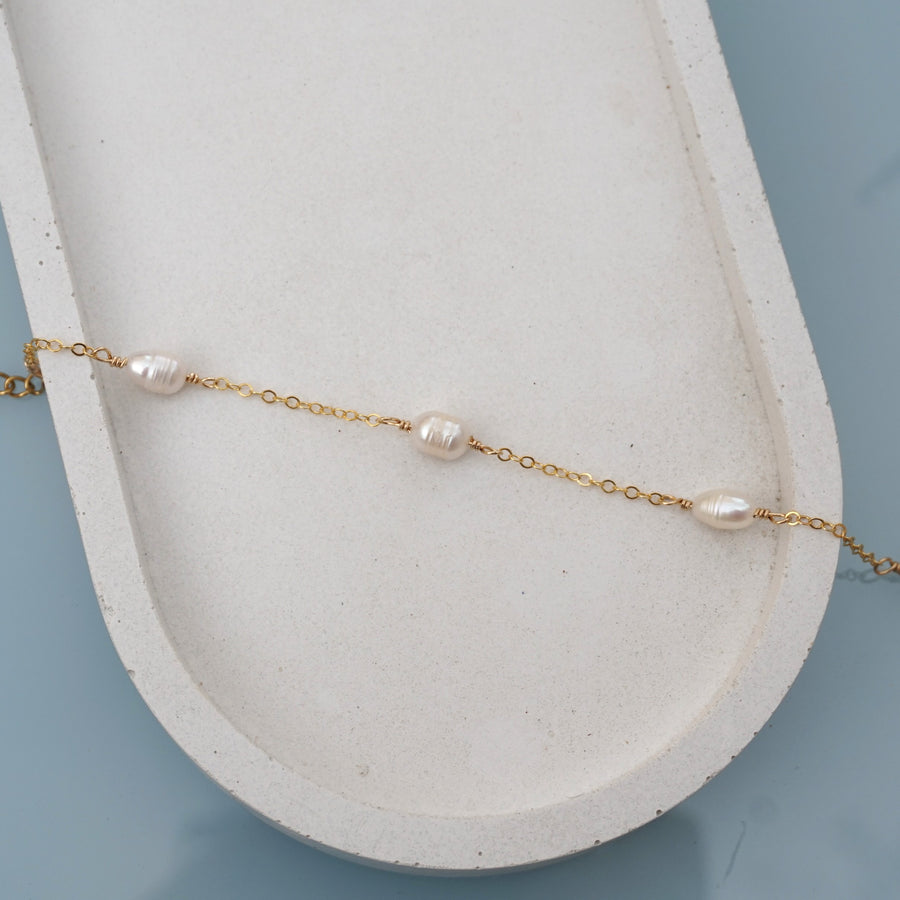 Armband 'pearls' rosé / gold / silber